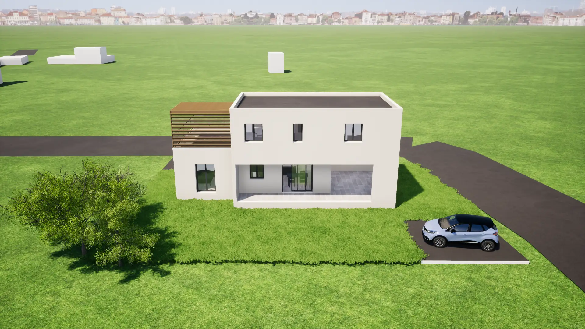 Vue du projet de logements à Saint-Saturnin — vue 3